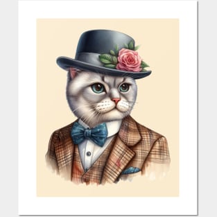 A Whiskered Dandy Posters and Art